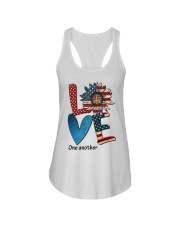 Hippie - Love One Another Ladies Flowy Tank tile