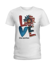 Hippie - Love One Another Ladies T-Shirt tile