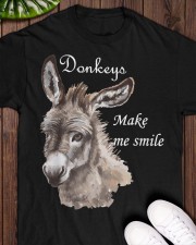 Donkeys Make Me Smile Classic T-Shirt apparel-classic-tshirt-lifestyle-front-160
