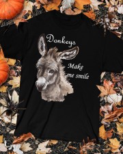 Donkeys Make Me Smile Classic T-Shirt custom-t-shirts-classic-lifestyle-front-320