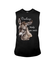 Donkeys Make Me Smile Sleeveless Tee tile