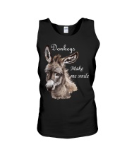 Donkeys Make Me Smile Unisex Tank tile