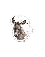 Donkeys Make Me Smile Sticker tile