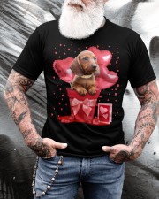 Dachshund Valentine Gift Classic T-Shirt apparel-classic-tshirt-lifestyle-front-265