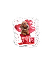 Dachshund Valentine Gift Sticker tile