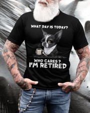 Boston Terrier I Am Retired Classic T-Shirt apparel-classic-tshirt-lifestyle-front-265