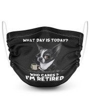 Boston Terrier I Am Retired Masks tile