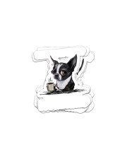 Boston Terrier I Am Retired Sticker tile
