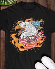 Eagle Fire Cool Flag Classic T-Shirt apparel-classic-tshirt-lifestyle-front-160