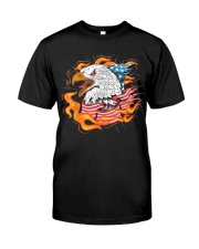 Eagle Fire Cool Flag Premium Fit Mens Tee tile