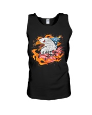 Eagle Fire Cool Flag Unisex Tank tile
