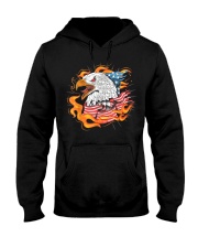Eagle Fire Cool Flag Hooded Sweatshirt tile