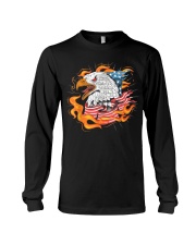 Eagle Fire Cool Flag Long Sleeve Tee tile
