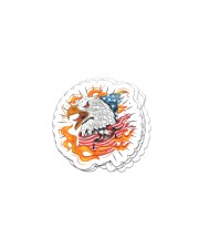 Eagle Fire Cool Flag Sticker tile