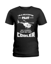 Pilot Helicopter Cooler Ladies T-Shirt tile