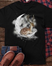Deer Sit On The Moon Classic T-Shirt apparel-classic-tshirt-lifestyle-front-270