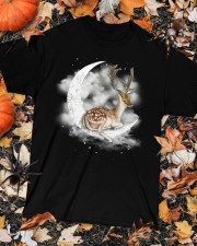 Deer Sit On The Moon Classic T-Shirt custom-t-shirts-classic-lifestyle-front-320