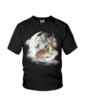 Deer Sit On The Moon Youth T-Shirt tile