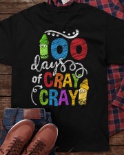 Teacher 100 Days Of Cray Classic T-Shirt apparel-classic-tshirt-lifestyle-front-270