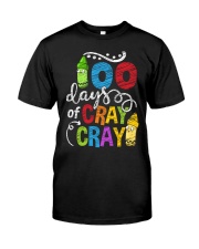 Teacher 100 Days Of Cray Classic T-Shirt front