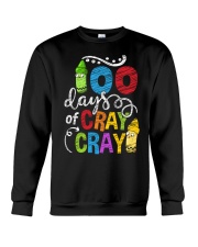 Teacher 100 Days Of Cray Crewneck Sweatshirt tile