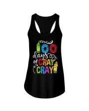 Teacher 100 Days Of Cray Ladies Flowy Tank tile