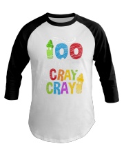 Teacher 100 Days Of Cray Baseball Tee tile