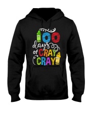 Teacher 100 Days Of Cray Hooded Sweatshirt tile