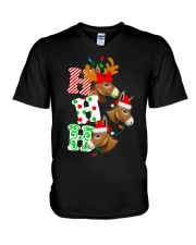 Gift For Donkey Lover V-Neck T-Shirt tile