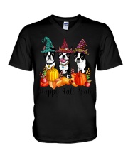 Boston Terrier V-Neck T-Shirt tile