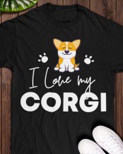 Corgi I Love My Corgi Classic T-Shirt apparel-classic-tshirt-lifestyle-front-160