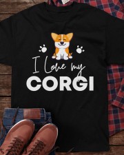 Corgi I Love My Corgi Classic T-Shirt apparel-classic-tshirt-lifestyle-front-270