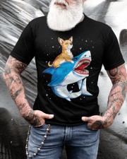 Chihuahua Riding Shark Classic T-Shirt apparel-classic-tshirt-lifestyle-front-265