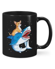 Chihuahua Riding Shark Mugs tile