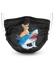 Chihuahua Riding Shark Masks tile