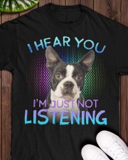 Boston Terrier-02-I Hear You Classic T-Shirt apparel-classic-tshirt-lifestyle-front-160