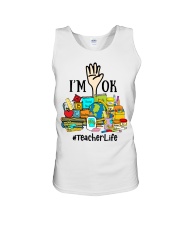 Teacher I Am Ok Unisex Tank tile