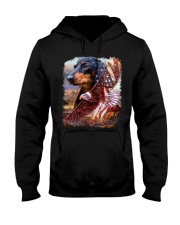 Dachshund American Patriot Hooded Sweatshirt tile