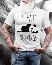 Bear I Hate Mornings Panda Classic T-Shirt apparel-classic-tshirt-lifestyle-front-265