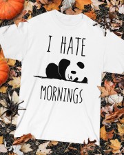 Bear I Hate Mornings Panda Classic T-Shirt custom-t-shirts-classic-lifestyle-front-320