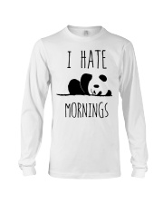Bear I Hate Mornings Panda Long Sleeve Tee tile