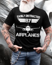 Pilot Easily Distracted By Airplanes Classic T-Shirt apparel-classic-tshirt-lifestyle-front-265