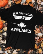 Pilot Easily Distracted By Airplanes Classic T-Shirt custom-t-shirts-classic-lifestyle-front-320