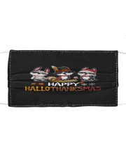 Boston Terrier Happy HALLOTHANKSMAS Mask tile