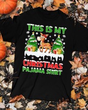 Donkey Christmas - This Is My Christmas Pajma Shirt Classic T-Shirt custom-t-shirts-classic-lifestyle-front-320