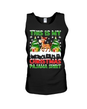 Donkey Christmas - This Is My Christmas Pajma Shirt Unisex Tank tile