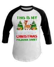 Donkey Christmas - This Is My Christmas Pajma Shirt Baseball Tee tile