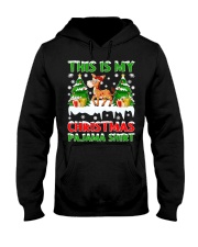 Donkey Christmas - This Is My Christmas Pajma Shirt Hooded Sweatshirt tile