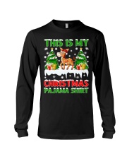Donkey Christmas - This Is My Christmas Pajma Shirt Long Sleeve Tee tile