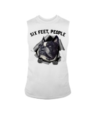 Boston Terrier 6 Feet People Face Mask Sleeveless Tee tile